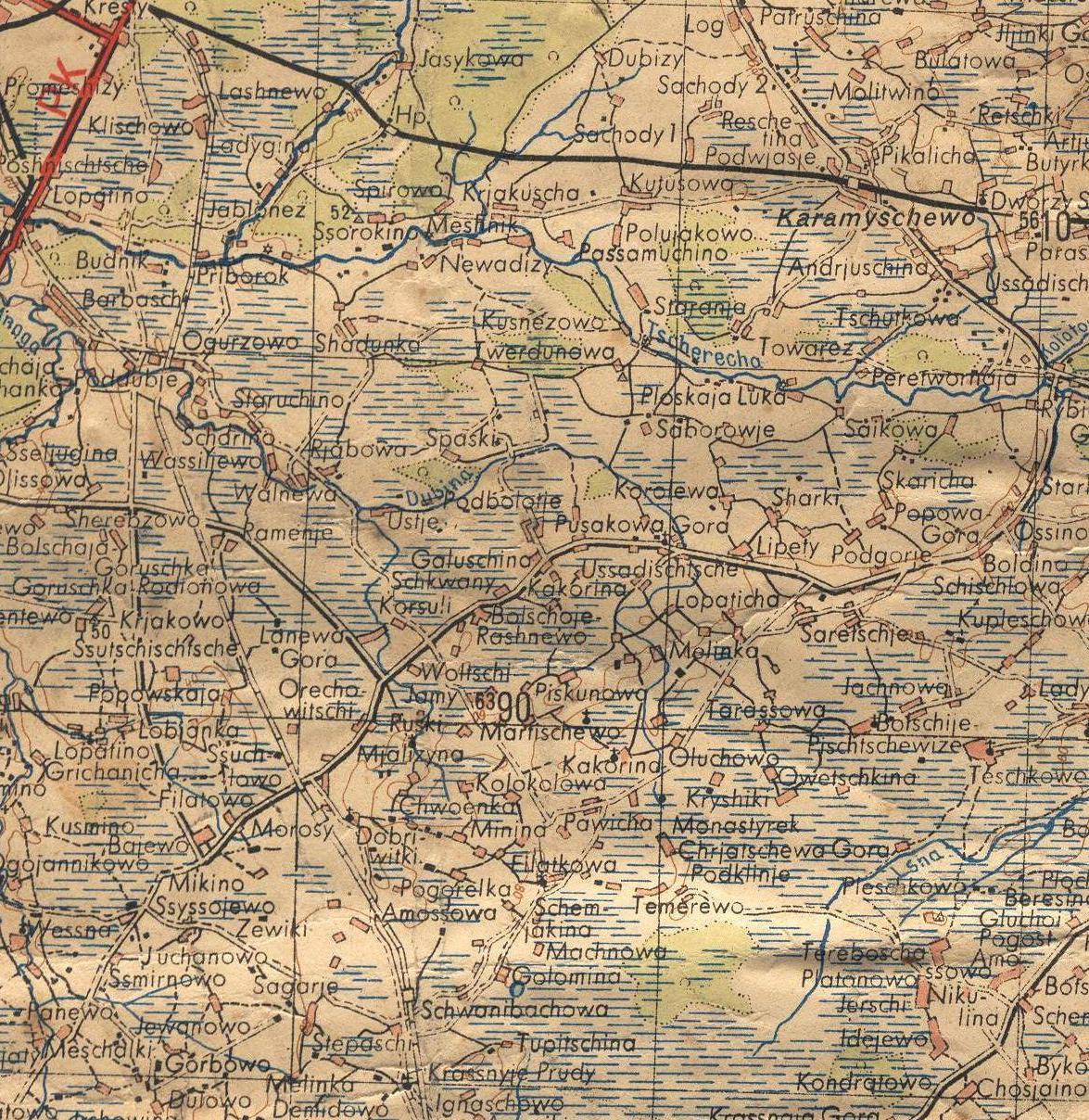 Карта военной германии. Псковская область на карте 1941 года. Карта Псковской области до 1941 года. Карта Псковской области 1944 года. Карта 1942 немецкая Псковская область.